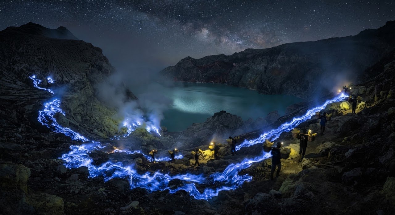 Bromo Ijen Blue Fire